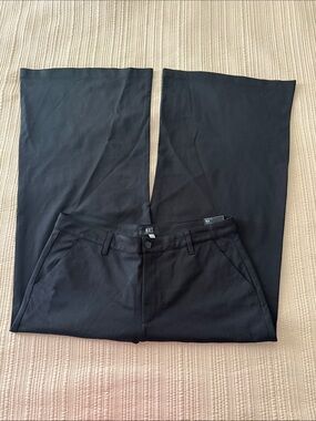 Kut from the Kloth Meg High Rise Wise Leg Pants In Black | Sz 16